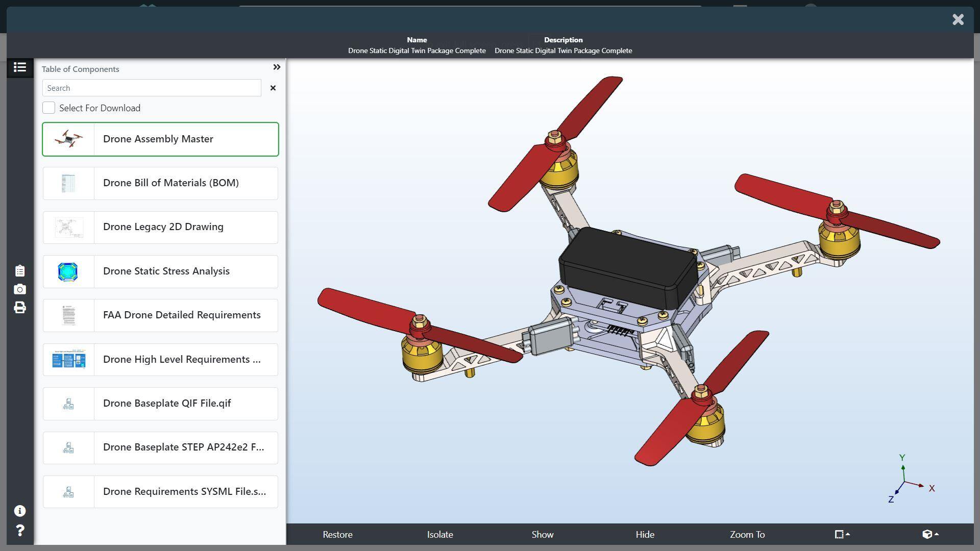 Drone Data Package