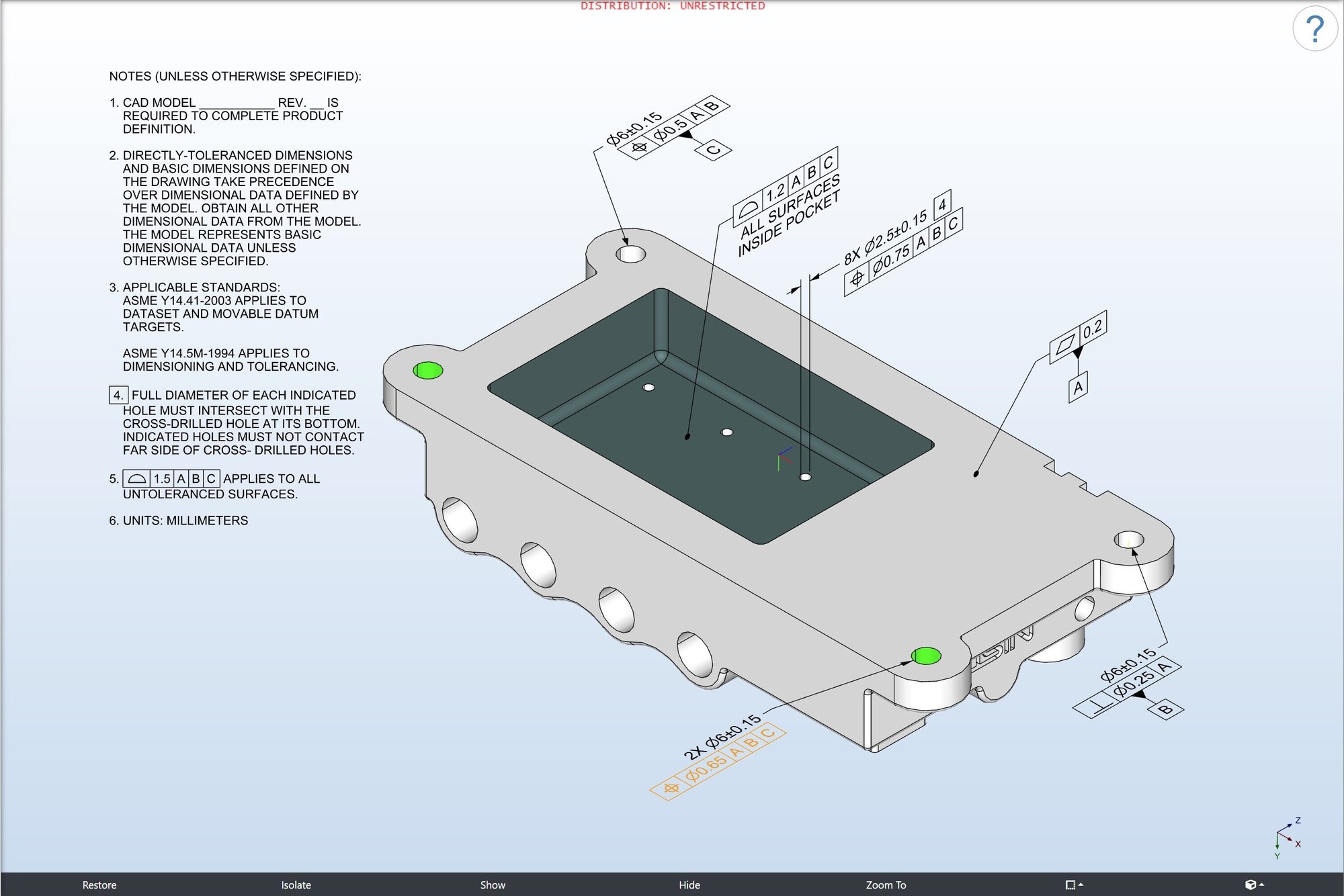 Model-based Definition MBD MBE and PMI